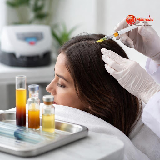 Struggling with hair fall, thinning hair or early bald patches? At Madhaav Aaesthetic and Cure vi… post image