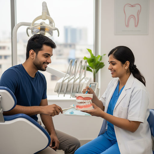 Healthy teeth start at home, and Ultra Dental hospital and implant center in Masab Tank, Hyderaba… post image