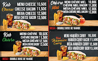 Menu Kab' House Tacos et Kebab Meaux Page 1