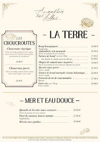 Menu Au Comptoir des Halles Page 3