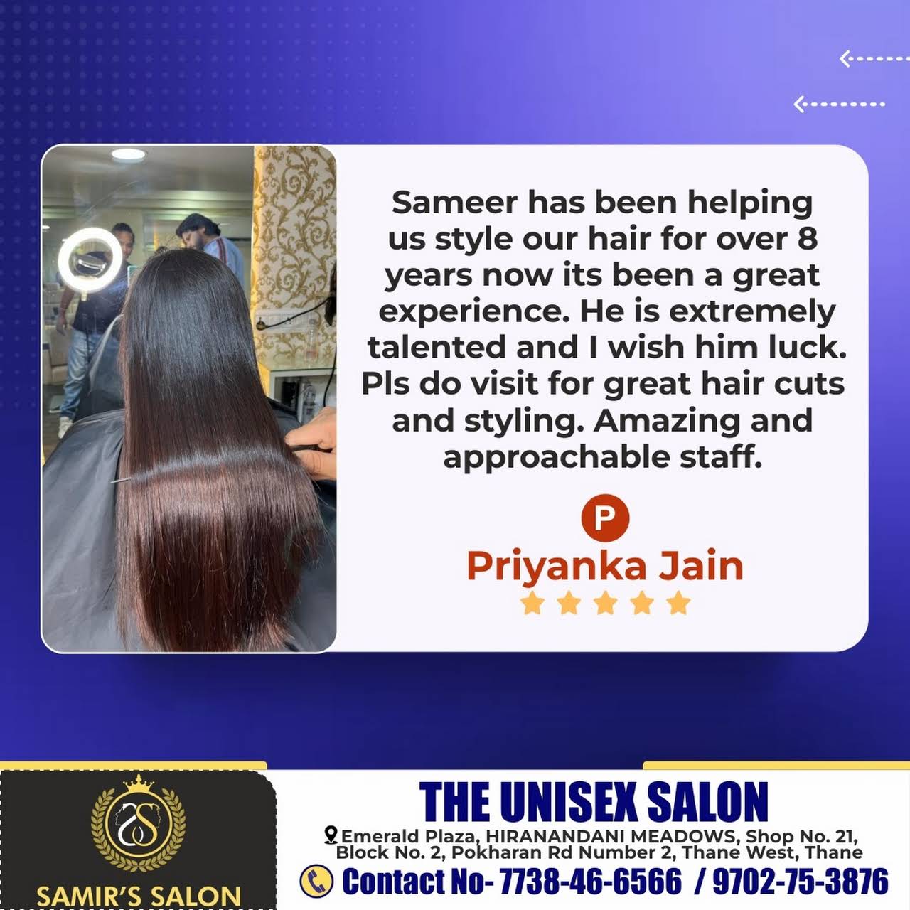 Samir's Salon - Best Unisex Salon in Thane | Best Hair Salon in Thane