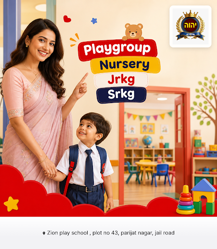 Zion Play School offers a nurturing environment for young minds with our Playgroup, Nursery, Jrkg… post image