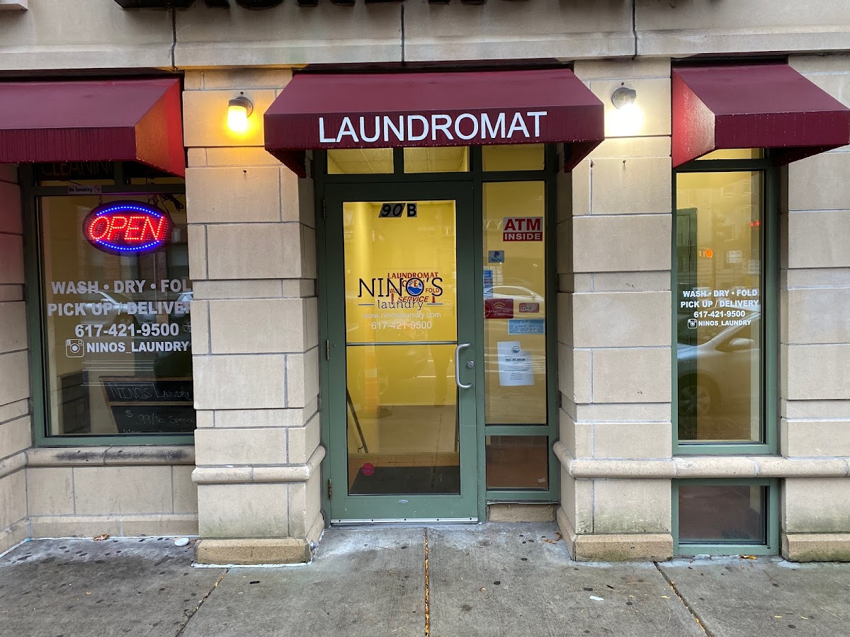 Self-service laundry at Nino's Laundromat, Boston, MA