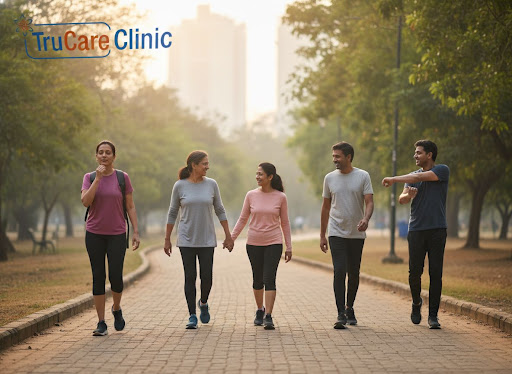 A simple daily walk can transform your health. At TruCare Clinic and Diagnostics in J. P. Nagar 1… post image