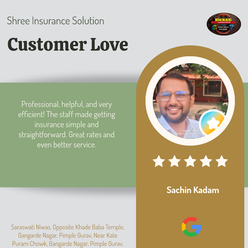 Sachin Kadam, a satisfied customer from Pune, recommends Shree Insurance Solution as the best hea… post image