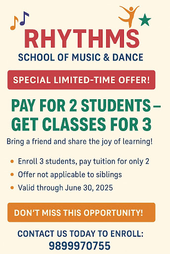 Pay for 2 Students, Get Classes for 3