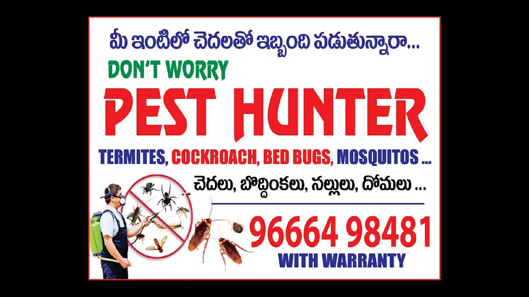 Pest Hunters Pest Control Service in Vizag