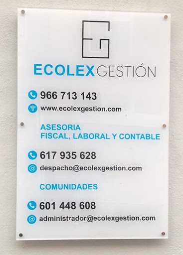 Ecolex Gestión Asesoría Rojales Alicante/Alacant Los Palacios