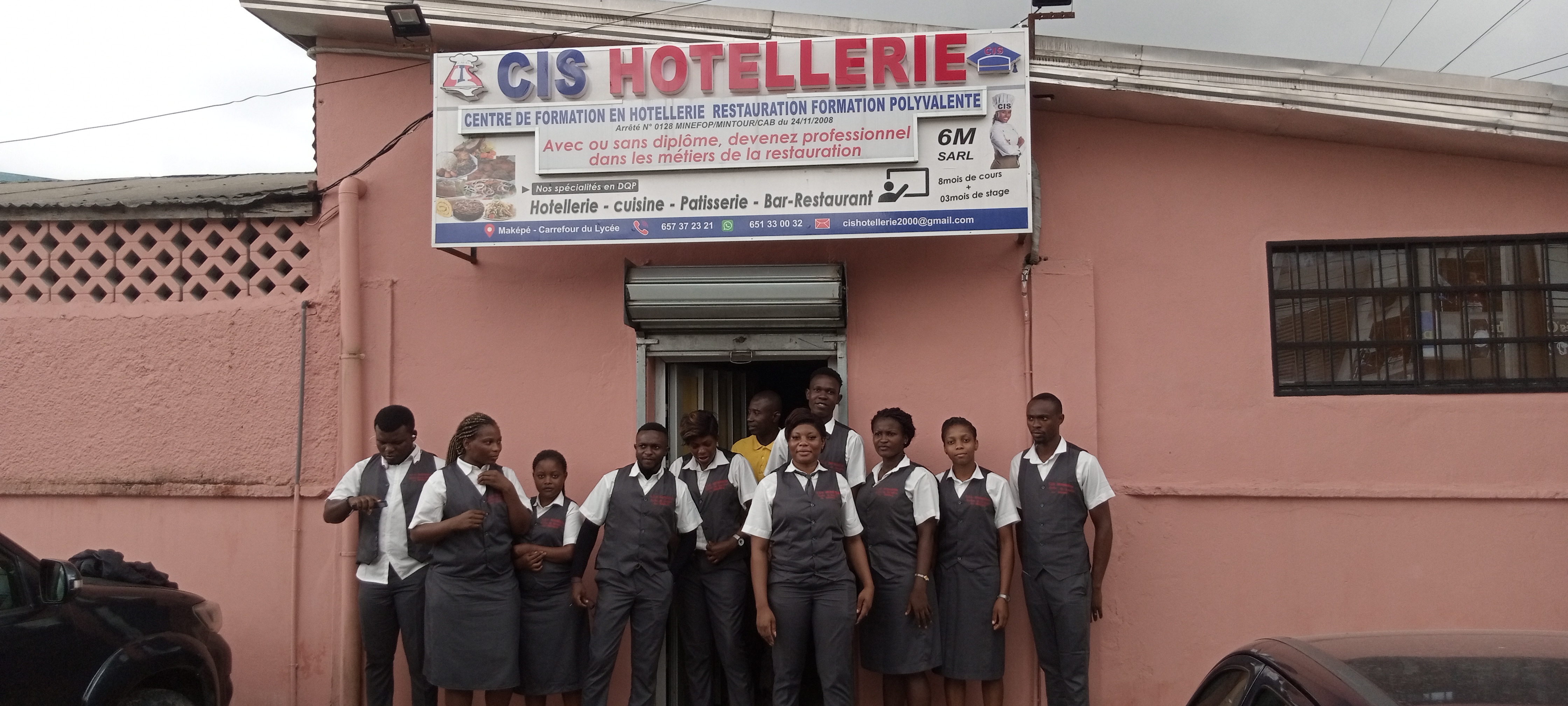 Image du campus du centre CIS Hôtellerie siège de Douala