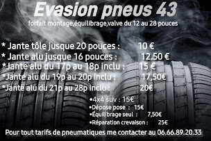 Photo n°5 de Evasion pneus 43 à Grazac (Magasin de pneus)