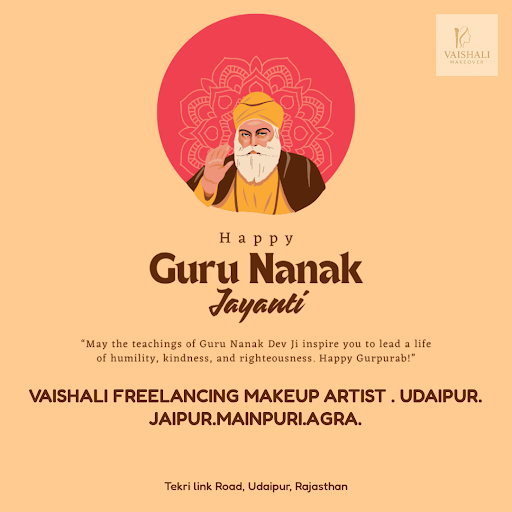 Wishing you a blissful Guru Nanak Jayanti! As a skilled HD makeup artist in Udaipur, I'm honored… post image