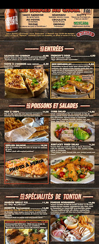 Menu Oncle Scott's Chartres Page 15