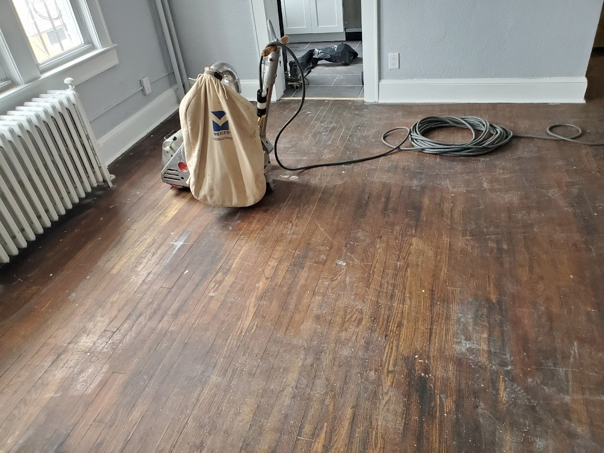 Valle Hardwood Floors LLC laundromat interior in Bridgeport, CT