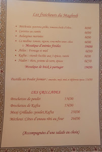Menu LA MEDINA Page 1