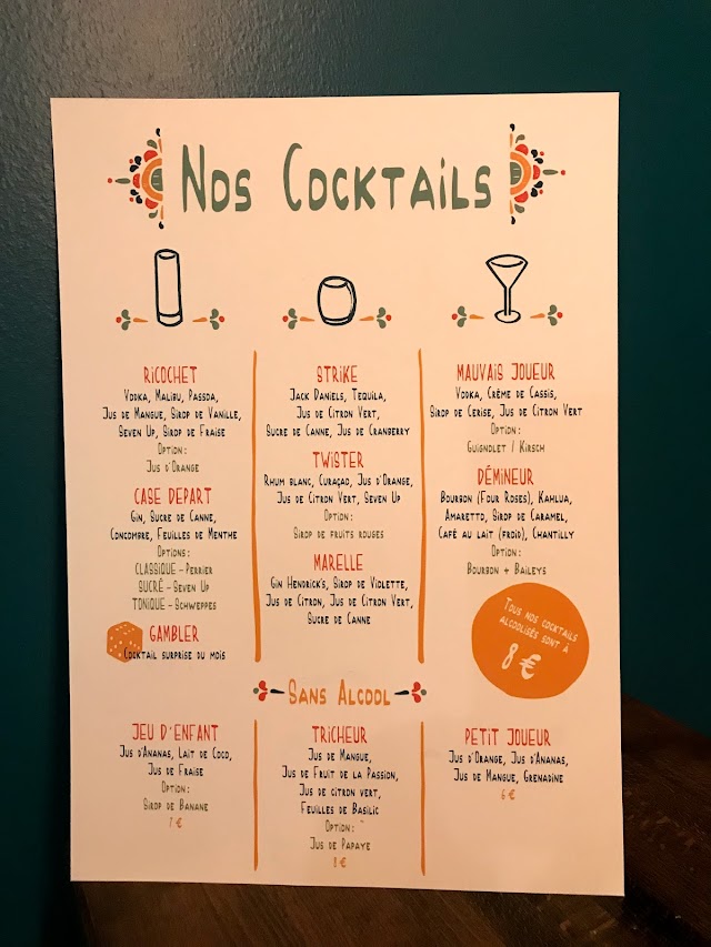 Les Mauvais Joueurs Bastille, bar à jeux