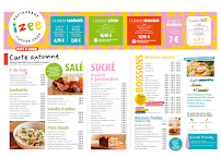 Menu IZEE Landerneau bois noir Page 1