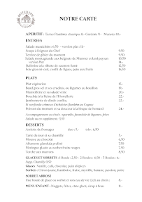 Menu Hostellerie Alsacienne : Restaurant, Gîtes et Magasin Page 3
