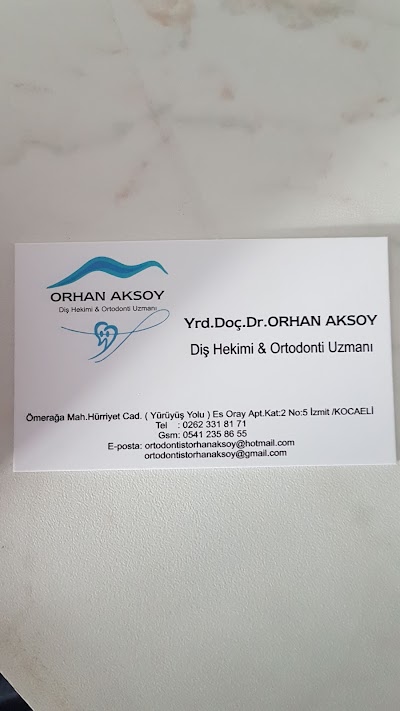 Ortodonti Uzmanı Yrd. Doc. Dr. Orhan Aksoy