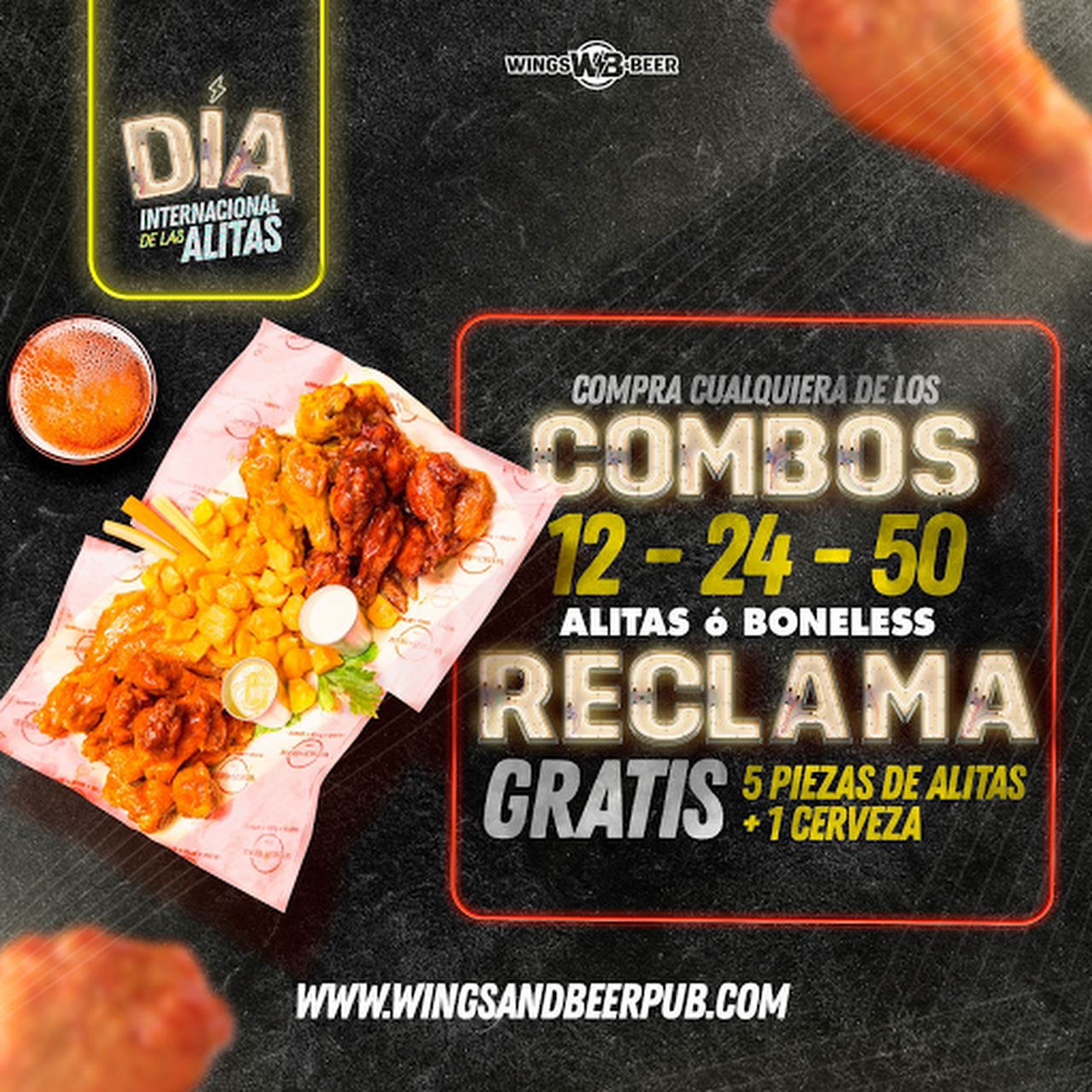 Wings & Beer Morelia | Alitas + Rock + Sports - Restaurante en Palmira