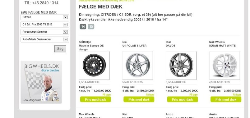 BIGWHEELS.DK 100% internetshop, Author: BIGWHEELS.DK 100% internetshop