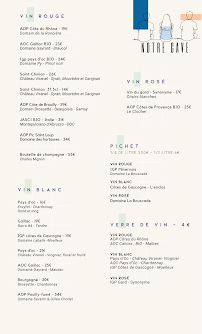 Menu La Coloc Page 1