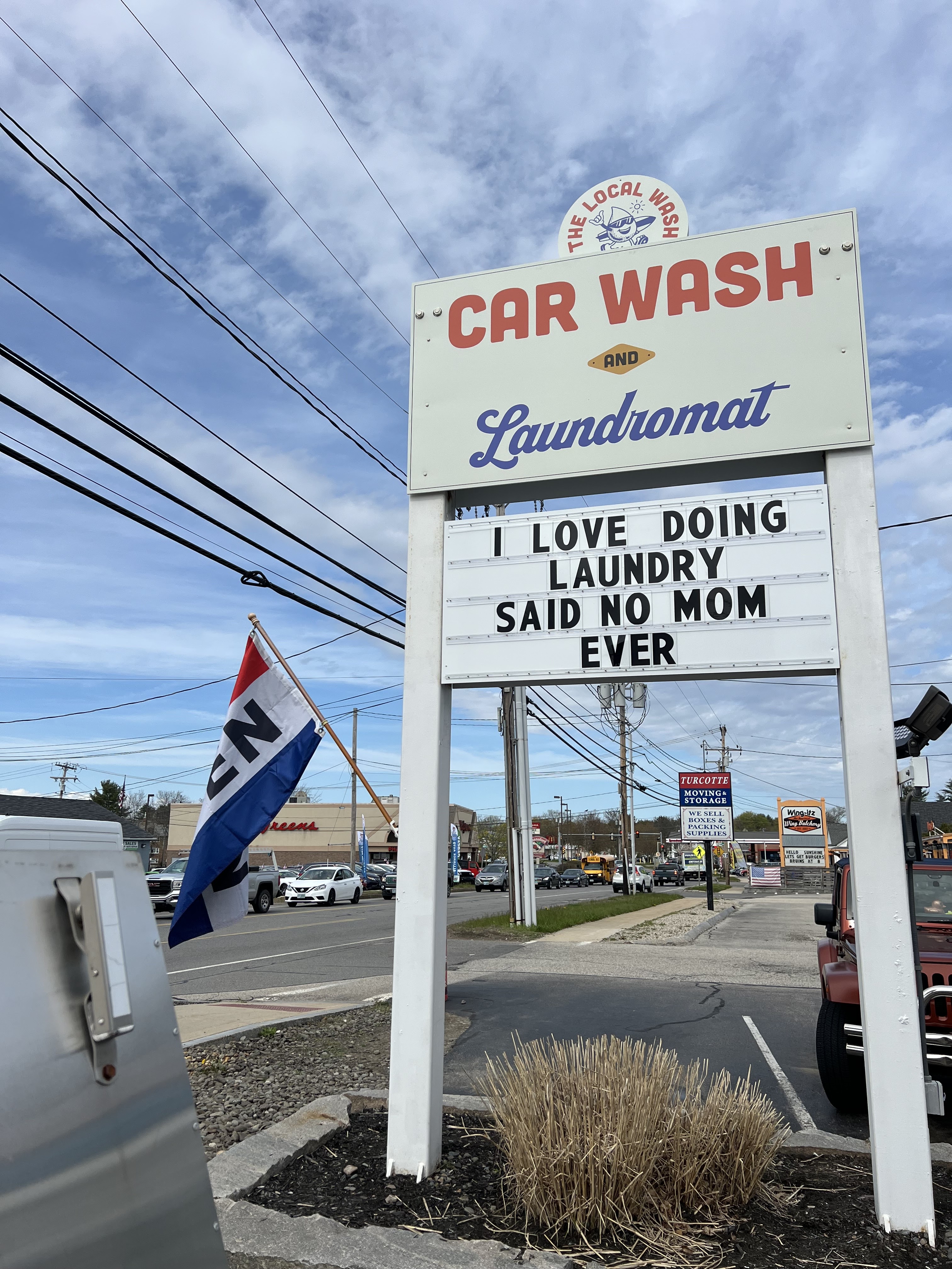 The Local Wash - Car Wash and Laundromat facility with washing machines in Hampton