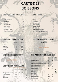 Menu Restaurant Le Pont de Fer Page 1