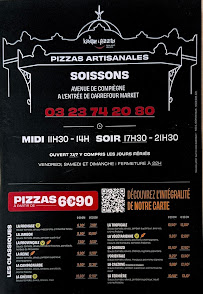 Menu Le Kiosque à Pizzas Page 1