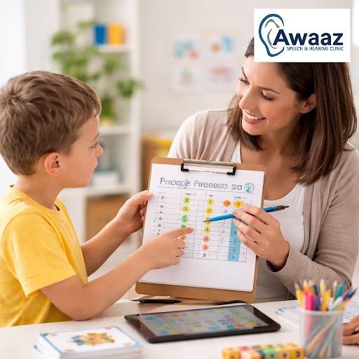 Wondering if speech therapy is really helping your child? At Awaaz Speech and Hearing Clinic in G… post image