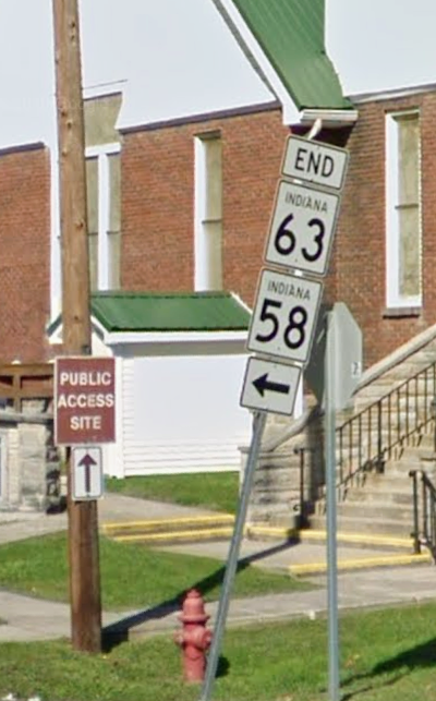 The End of Indiana SR 63