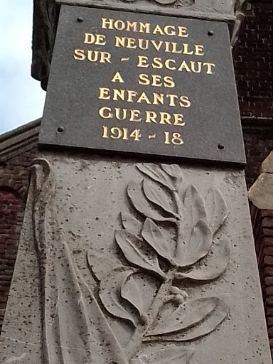 Monument aux morts de Neuville sur Escaut - Thumbnail