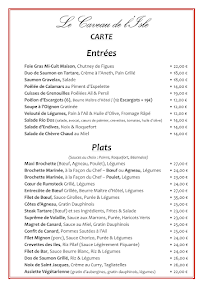 Menu Caveau de L'Isle Page 4