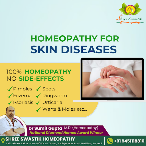 "Experience the power of 100% Homeopathy – No side effects, just pure healing for skin issues lik… post image