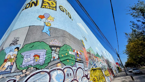 Mural De León "Los Simpsons" Gallery - Mexico