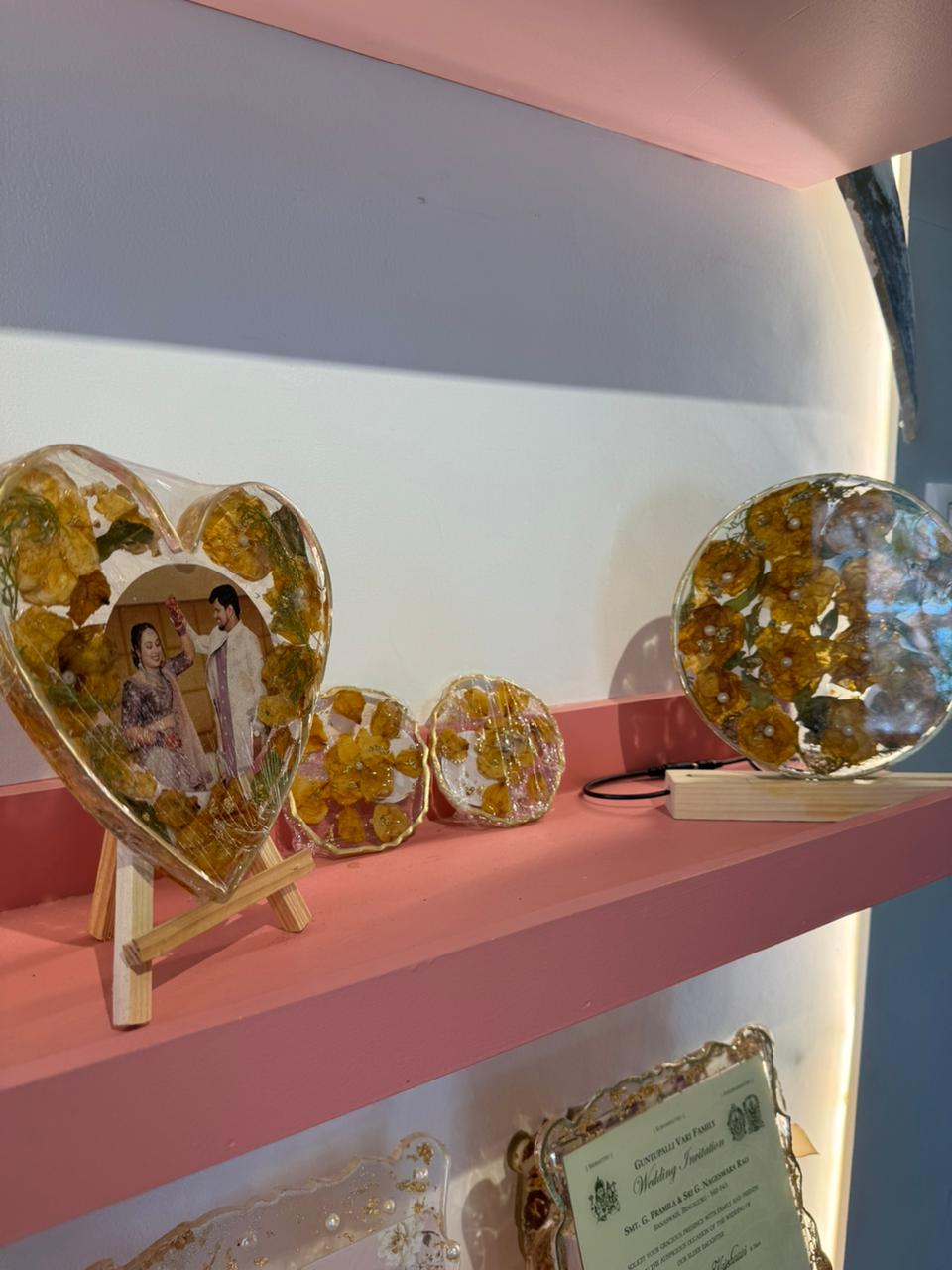 Celebrate your special moments with Flicker Colors' handcrafted Heart…