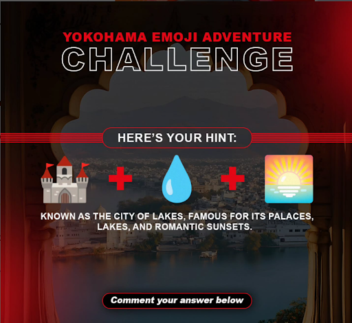 Join the fun with the Yokohama Emoji Adventure Challenge, Can you guess the destination using emo… post image