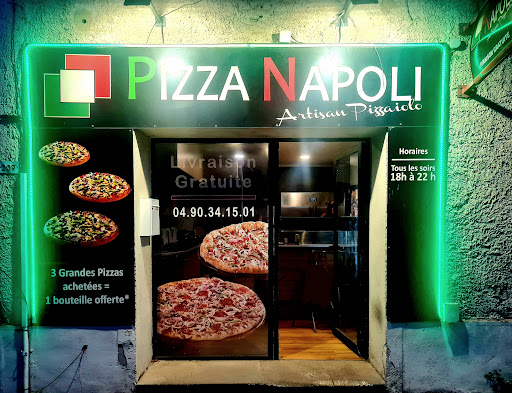 Pizza Napoli Carpentras. Pizzeria Livraison à domicile - Emporter