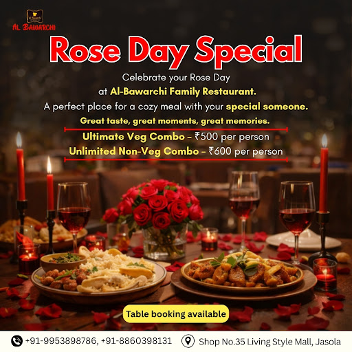 Looking for the best restaurant in New Delhi for a cozy Rose Day dinner? Visit Al-Bawarchi Family… post image