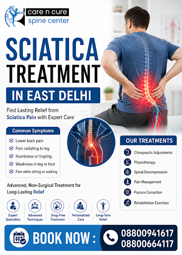 Get personalized sciatica treatment in East Delhi at MyAbility Spine Care. Our physiotherapy and… post image