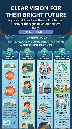 👁️ Understanding Childhood Myopia Progression: A Guide for Parents