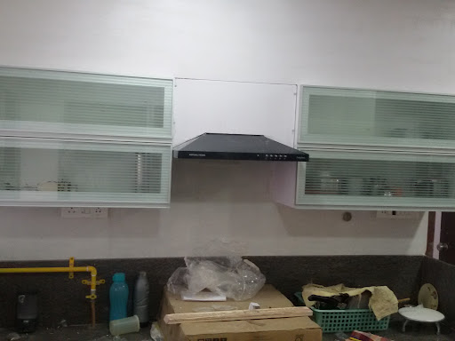 Alluminium profile shutter. Glass frosted. Mega glass & Aluminum  in ahmedabad