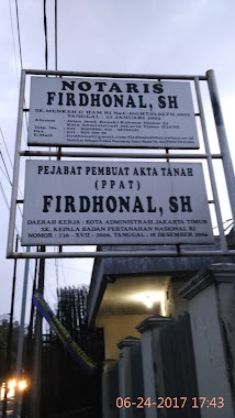 Notaris - Firdhonal, SH, Author: Teguh Prasetyo