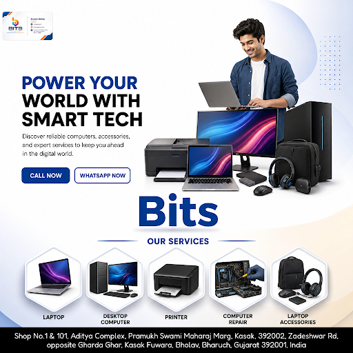 Bits offering a wide range of laptops, desktop computers, printers, and laptop accessories. Exper… post image