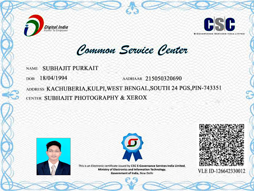 CSC in Subhajit Photography & Xerox post image