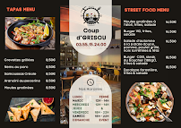 Menu Coup d'Grisou Page 1