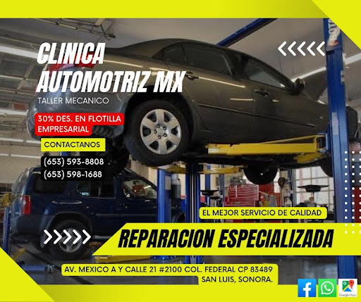 TALLER MECANICO Y DIAGNOSTICO CLINICA AUTOMOTRIZ MEXICO