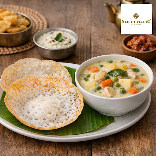 Start your day with a comforting Kerala-style breakfast at Sweet Magic, Nanakramguda. Our soft, l… post image