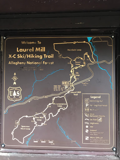 Laurel Mill Cross Country Ski Area Parking - Thumbnail