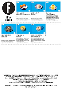 Menu Gros Bao - Paris Page 1