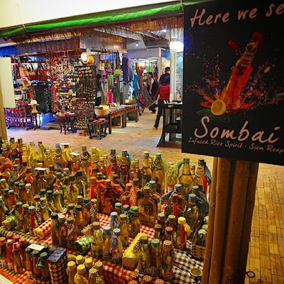 Photos of Sombai Cambodian Liqueur / Angkor Night Market Stall